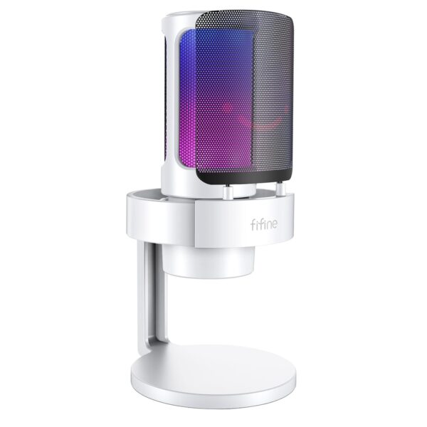 Microfone Fifine AmpliGame A8 Preto RGB - Image 2