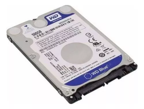 Hd Notebook Wd5000lplx, 500gb, Sata, 2,5 , 7,2k Cor Preto