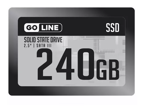 Ssd Go Line Sata Iii 6gb/s Gl240sd - 240gb Cor Preto